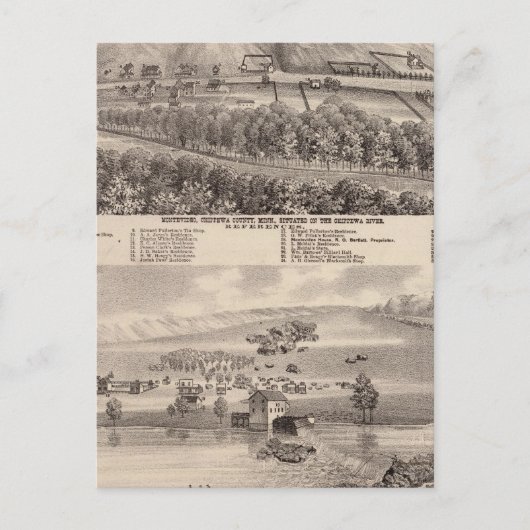 Carte Postale Montevideo, Granite Falls, Minnesota (Devant)