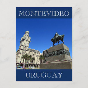 Carte Postale montevideo plaza uruguay