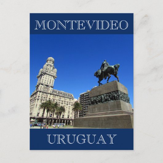Carte Postale montevideo plaza uruguay (Devant)