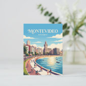 Carte Postale Montevideo Uruguay (Debout devant)