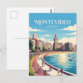 Carte Postale Montevideo Uruguay (Devant / Derrière)