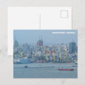 Carte Postale Montevideo, Uruguay City View (Devant / Derrière)