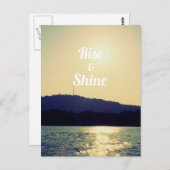 Carte Postale Montez et brillez (Devant / Derrière)