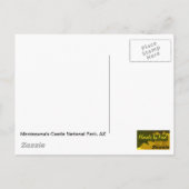 Carte Postale Montezuma's Castle National Monument (Dos)