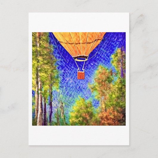 Carte Postale Montgolfière un (Devant)