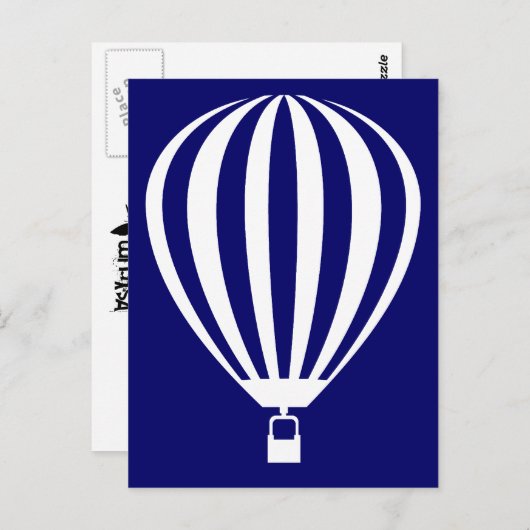 Carte Postale montgolfière v.2 (Devant / Derrière)