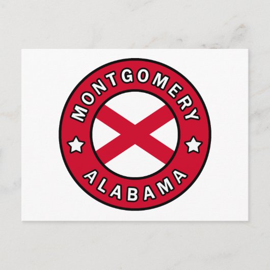 Carte Postale Montgomery Alabama (Devant)