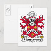 Carte Postale Montgomery Family Crest (Devant / Derrière)