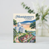 Carte Postale Montgomery Riverfront États-Unis (Debout devant)