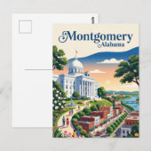 Carte Postale Montgomery Riverfront États-Unis (Devant / Derrière)