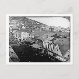 Carte Postale Montgomery Street San Francisco Californie 1850