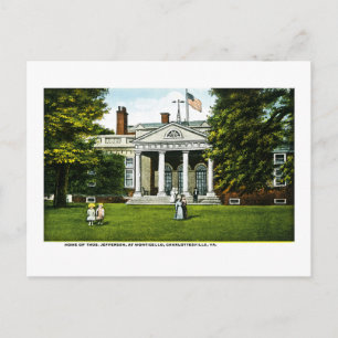 Carte Postale Monticello, Charlottesville, Virginie