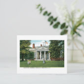 Carte Postale Monticello - Maison de Thomas Jefferson, Charlotte (Debout devant)