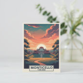 Carte Postale Monticello Virginia Travel (Debout devant)