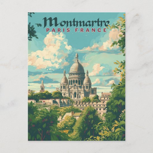 Carte Postale Montmartre - Paris, France (Devant)