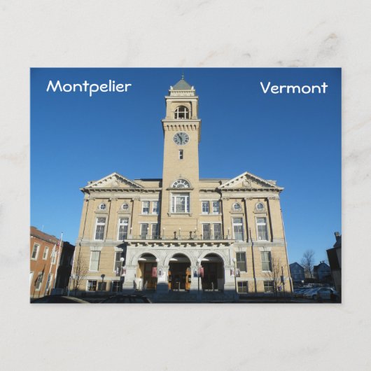 Carte Postale Montpelier (Devant)