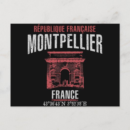 Carte Postale Montpellier (Devant)