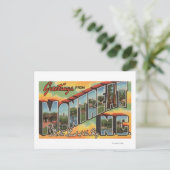 Carte Postale Montraite, Caroline du Nord - Grandes Lettres Scèn (Debout devant)