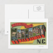 Carte Postale Montraiter, Caroline du Nord - Scènes de grandes l (Devant / Derrière)