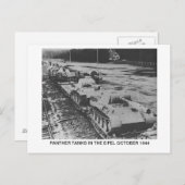 CARTE POSTALE MONTRANT DES RÉSERVES DE PANNEAU DAN (Devant / Derrière)