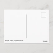 Carte Postale Montréal (Dos)