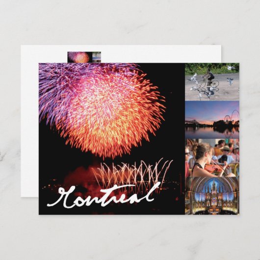 Carte postale Montréal (Devant / Derrière)