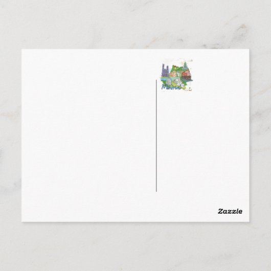 Carte Postale Montréal (Dos)