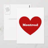 Carte Postale Montréal (Devant / Derrière)