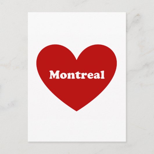 Carte Postale Montréal (Devant)
