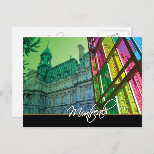 Carte postale Montréal (Devant / Derrière)