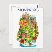 Carte Postale Montréal (Devant / Derrière)
