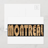 Carte Postale montréal1758 (Devant / Derrière)