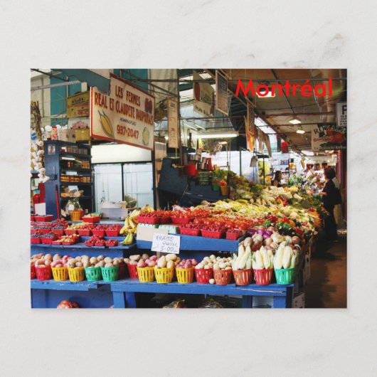 Carte postale Montréal Atwater Market (Devant)