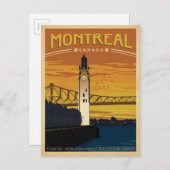 Carte Postale Montréal, Canada (Devant / Derrière)