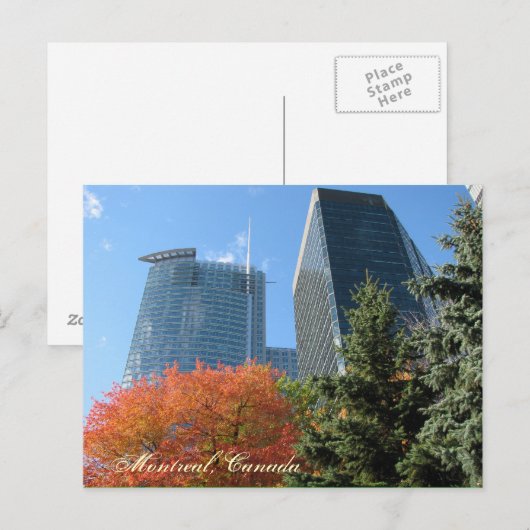 Carte Postale Montréal, Canada (Devant / Derrière)
