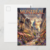 Carte Postale Montréal Canada (Devant / Derrière)