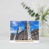 Carte Postale Montréal Canada Cathédrale Notre-Dame Moderne (Debout devant)