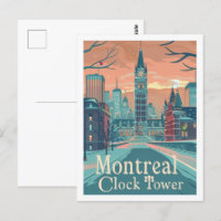 Montréal Canada Lieu de voyage Vintage célèbre