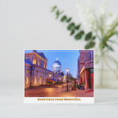 Carte Postale Montréal Canada Vieille Ville (Debout devant)