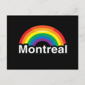 CARTE POSTALE MONTRÉAL PRIDE LGBT RAINBOW (Devant)