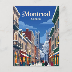 Carte Postale Montréal, Québec Canada