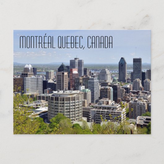 Carte Postale Montréal Québec Canada (Devant)