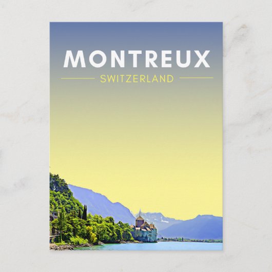 Carte Postale Montreux Suisse (Devant)