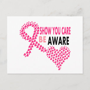 Carte Postale Montrez-Vous Que Vous Êtes Conscient Du Cancer Du 