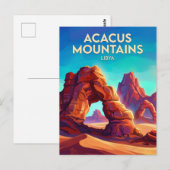 Carte Postale Monts Acacus, Tadrart Acacus Libye (Devant / Derrière)
