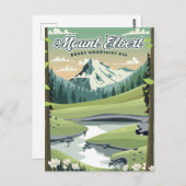 Carte Postale Monts Elbert Rocky Mountains (Devant / Derrière)