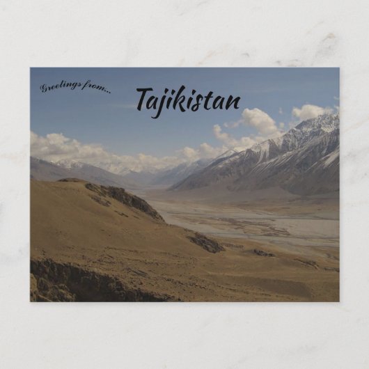 Carte Postale Monts Pamir au Tadjikistan (Devant)