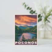 Carte Postale Monts Pocono Pennsylvanie (Debout devant)