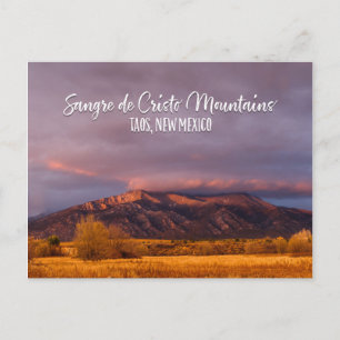 Carte Postale Monts Sangre de Cristo près de Taos, Nouveau-Mexiq