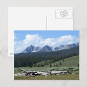 Carte Postale Monts Sawtooth (Devant / Derrière)